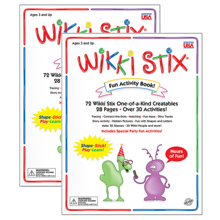 WIKKI STIX Wikki Stix Fun Activity Book, PK2 109